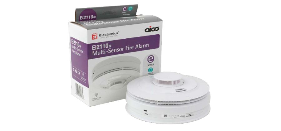 What other Alarms does the Aico Ei2110 Multi-Sensor Alarm with RadioLINK work with?